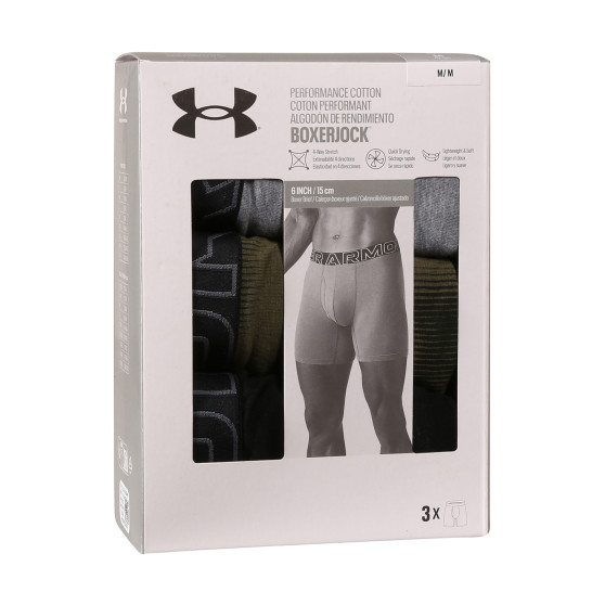 3PACK többszínű Under Armour férfi boxeralsó (1383890 390)