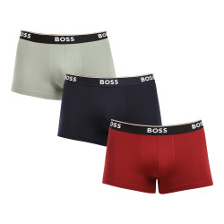 3PACK többszínű BOSS férfi boxeralsó (50517827 967)