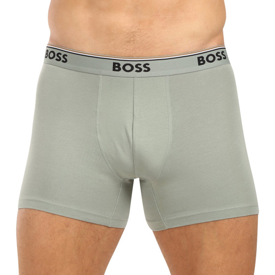 3PACK többszínű BOSS férfi boxeralsó (50514998 982)