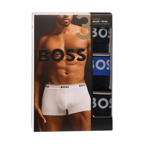 3PACK többszínű BOSS férfi boxeralsó (50517829 961)