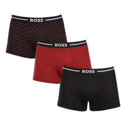 3PACK többszínű BOSS férfi boxeralsó (50514998 982)