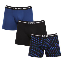 3PACK többszínű BOSS férfi boxeralsó (50514998 982)