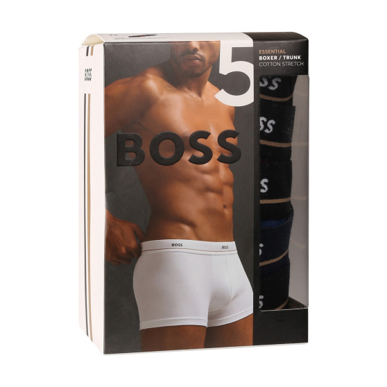 5PACK többszínű BOSS férfi boxeralsó (50517854 972)