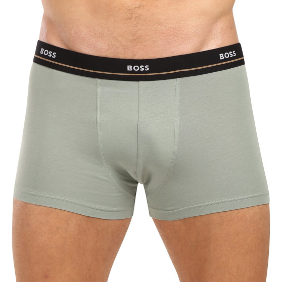 5PACK többszínű BOSS férfi boxeralsó (50517854 973)