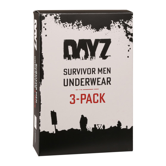 3PACK fekete DAYZ férfi boxeralsó (DZ001)