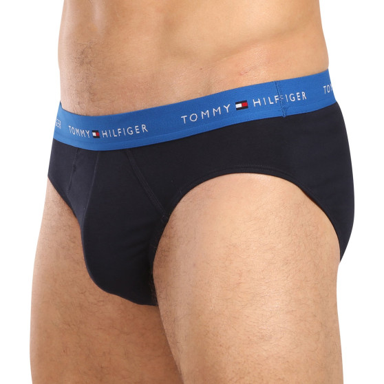 5PACK sötétkék Tommy Hilfiger férfi slip alsónadrág (UM0UM03386 0W4)