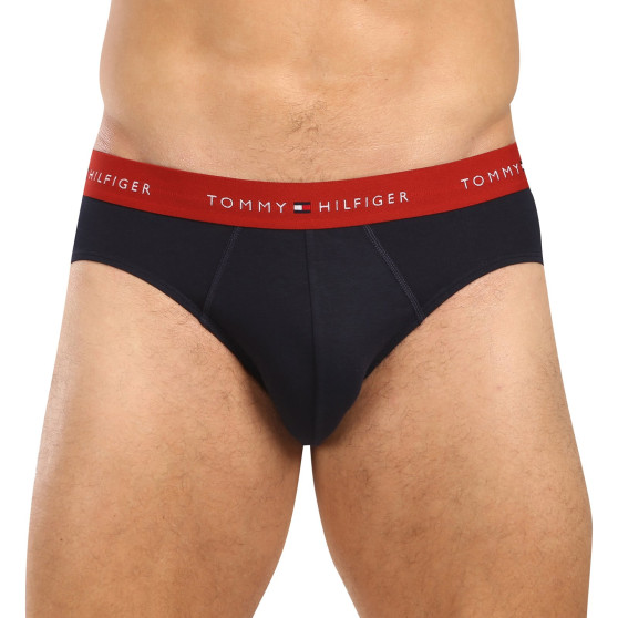 5PACK sötétkék Tommy Hilfiger férfi slip alsónadrág (UM0UM03386 0W4)