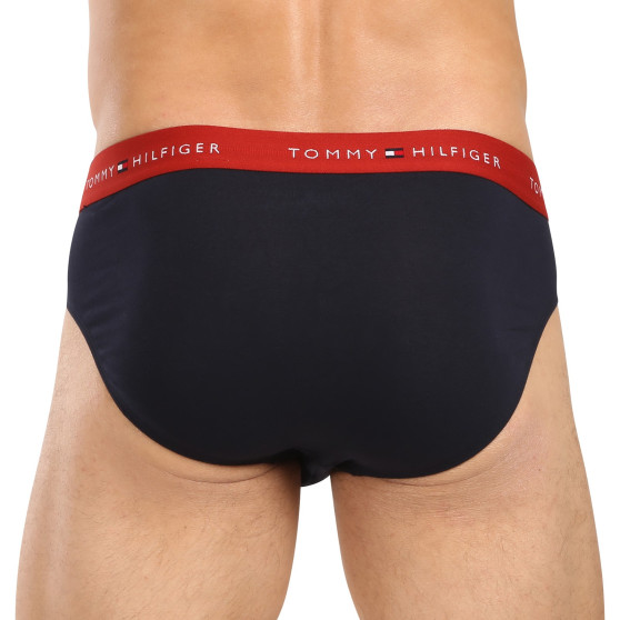 5PACK sötétkék Tommy Hilfiger férfi slip alsónadrág (UM0UM03386 0W4)