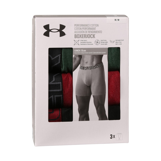 3PACK többszínű Under Armour férfi boxeralsó (1383889 302)