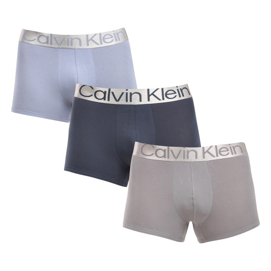 3PACK többszínű Calvin Klein férfi boxeralsó (NB3130A-PZD)