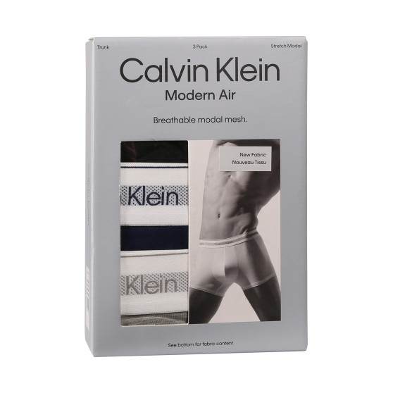 3PACK többszínű Calvin Klein férfi boxeralsó (NB3953A-PS8)