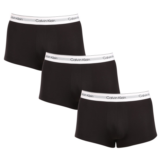 3PACK fekete Calvin Klein férfi boxeralsó (NB3956A-UB1)