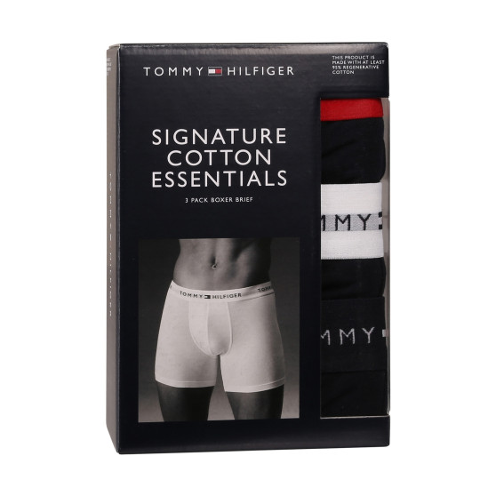 3PACK sötétkék Tommy Hilfiger férfi boxeralsó (UM0UM02765 0W3)