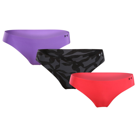 3PACK tarka Under Armour női tanga (1383894 014)