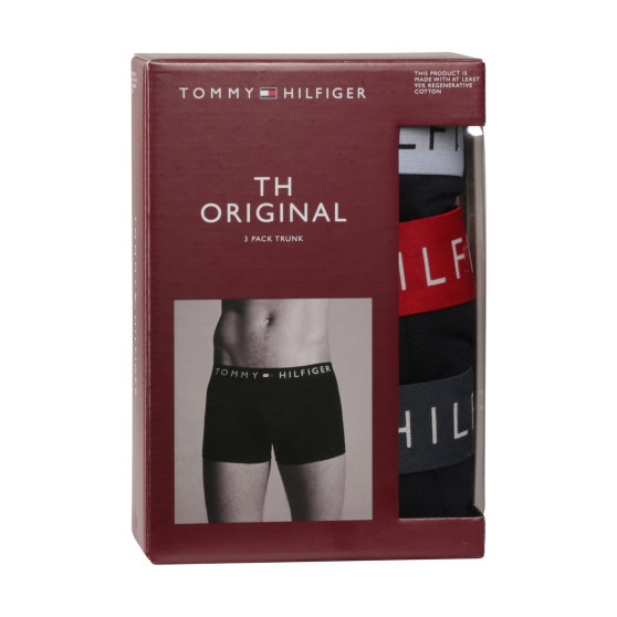 3PACK sötétkék Tommy Hilfiger férfi boxeralsó (UM0UM03181 0R1)