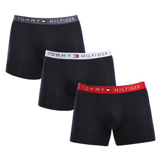 3PACK sötétkék Tommy Hilfiger férfi boxeralsó (UM0UM03431 0R1)