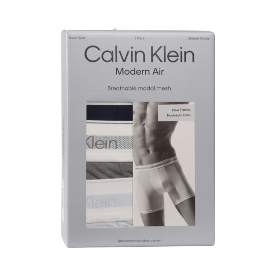 3PACK többszínű Calvin Klein férfi boxeralsó (NB3954A-PS9)