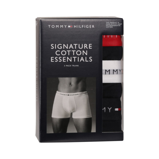 3PACK sötétkék Tommy Hilfiger férfi boxeralsó (UM0UM02763 0W3)