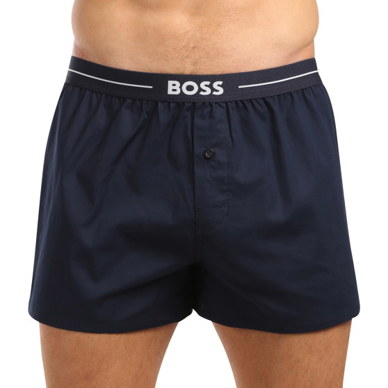 3PACK tarka BOSS férfi klasszikus boxeralsó (50505677 460)