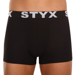 Nagyméretű fekete férfi boxeralsó Styx sport gumi (R960)