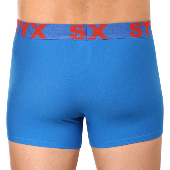 5PACK férfi boxeralsó Styx sport gumi túlméretezett fekete (5R960)