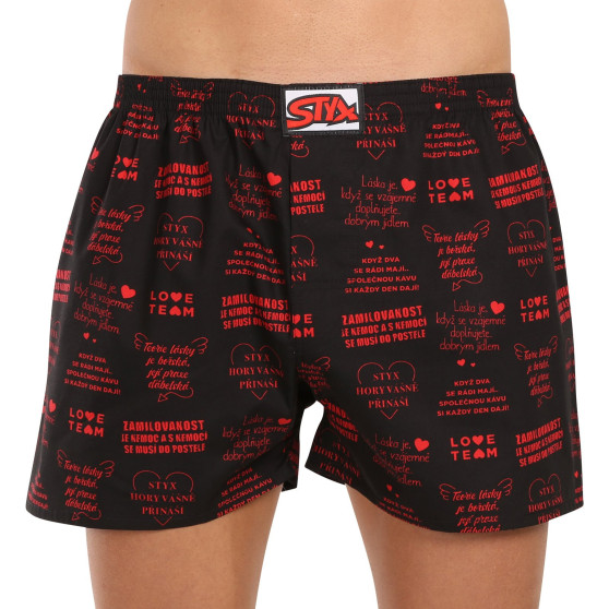 5PACK férfi klasszikus boxeralsó Styx art klasszikus gumi nagyméretű többszínű (5E1564778)