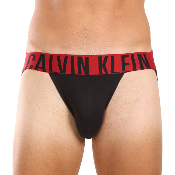 3PACK Fekete Calvin Klein férfi jocks (NB3606A-Q5X)