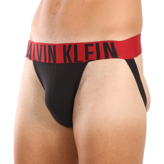 3PACK Fekete Calvin Klein férfi jocks (NB3606A-Q5X)