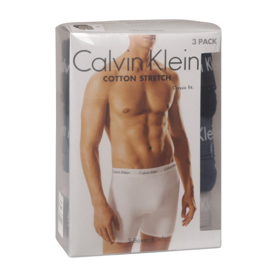 3PACK többszínű Calvin Klein férfi boxeralsó (NB1770A-QRH)