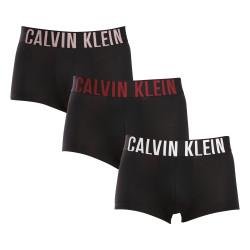 3PACK fekete Calvin Klein férfi boxeralsó (NB3611A-Q1S)