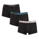 3PACK fekete Calvin Klein férfi boxeralsó (NB2569A-Q7E)