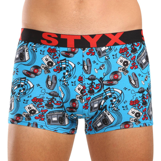 3PACK férfi boxeralsó Styx art sport gumi több színben (3G15780)