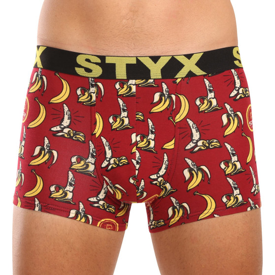 3PACK férfi boxeralsó Styx art sport gumi több színben (3G13198)