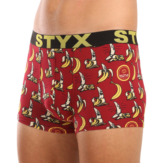 3PACK férfi boxeralsó Styx art sport gumi több színben (3G13198)