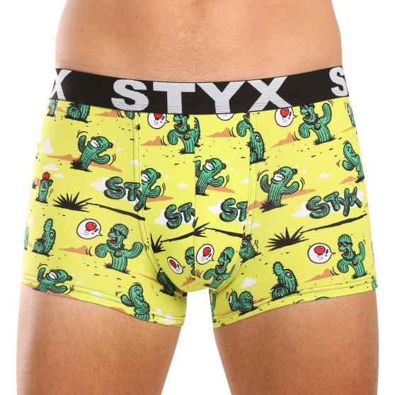 3PACK férfi boxeralsó Styx art sport gumi több színben (3G13198)