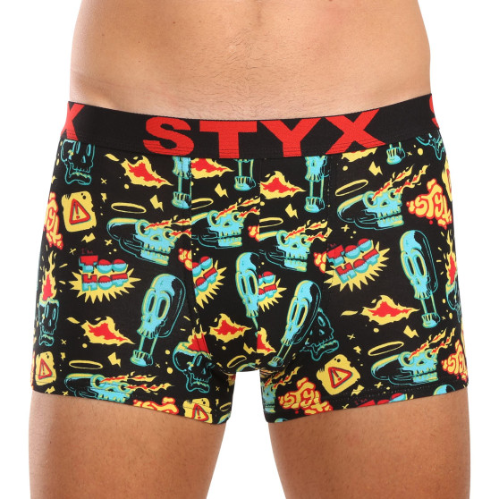 3PACK férfi boxeralsó Styx art sport gumi több színben (3G13198)