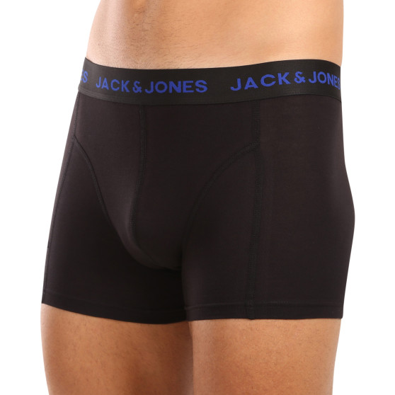 5PACK fekete Jack and Jones férfi boxeralsó (12242494)