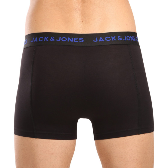 5PACK fekete Jack and Jones férfi boxeralsó (12242494)