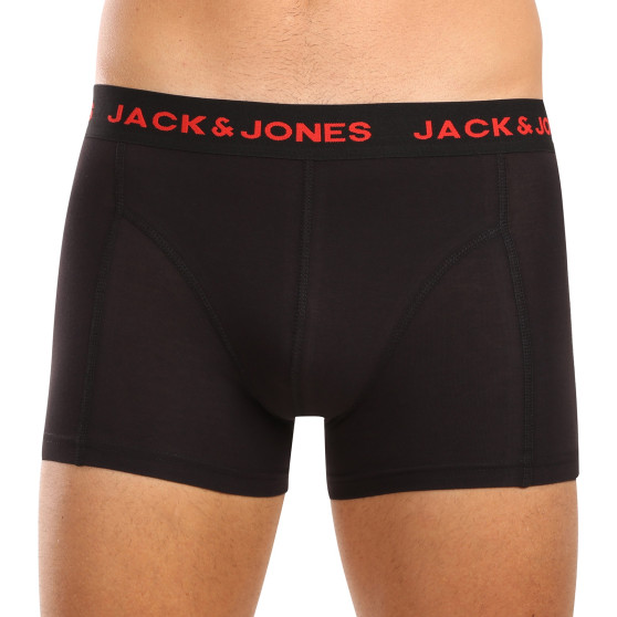 5PACK fekete Jack and Jones férfi boxeralsó (12242494)