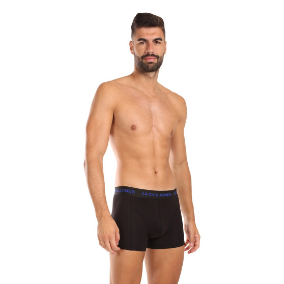 5PACK fekete Jack and Jones férfi boxeralsó (12242494)