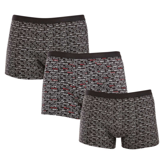 3PACK többszínű Andrie férfi boxeralsó (PS 5800)