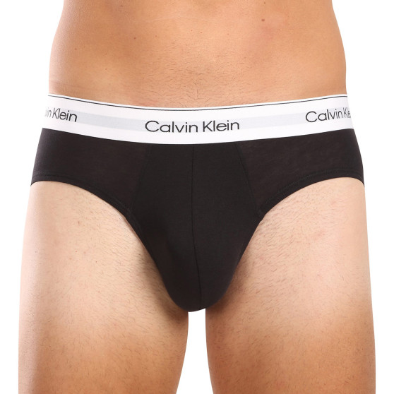 3PACK Fekete Calvin Klein férfi slip alsónadrág (NB3962A-UB1)