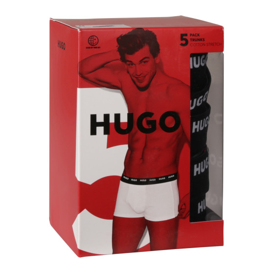 5PACK többszínű HUGO férfi boxeralsó (50479944 973)