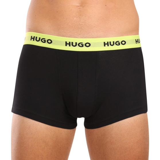 3PACK többszínű HUGO férfi boxeralsó (50517878 986)