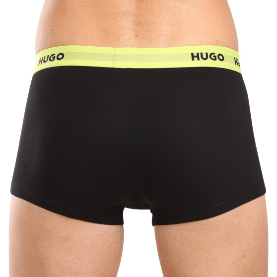 3PACK többszínű HUGO férfi boxeralsó (50517878 986)