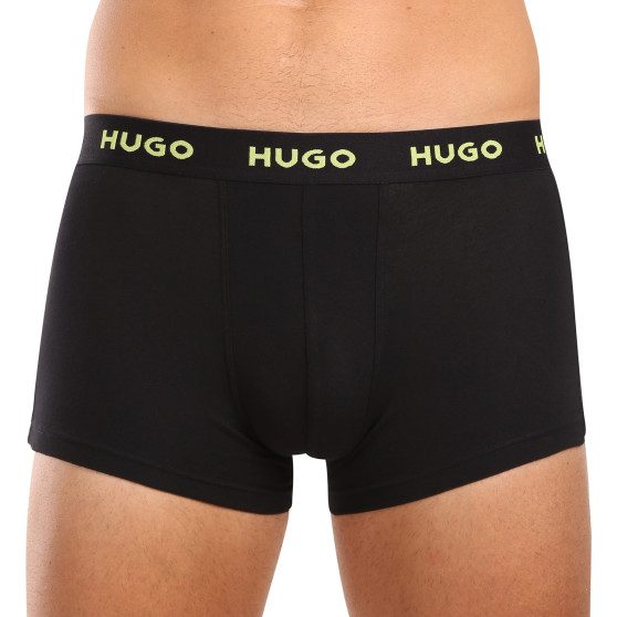 3PACK többszínű HUGO férfi boxeralsó (50517878 986)