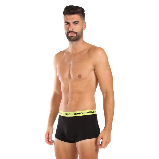 3PACK többszínű HUGO férfi boxeralsó (50517878 986)