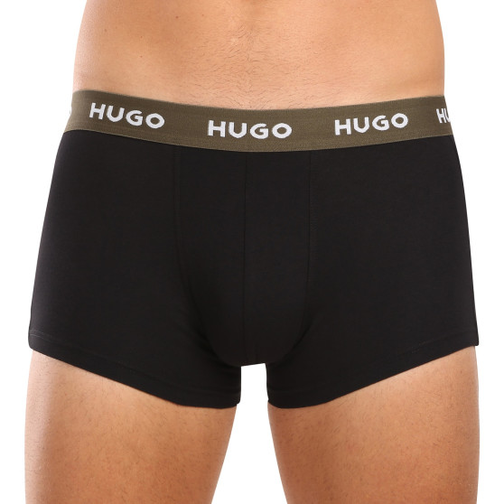 3PACK többszínű HUGO férfi boxeralsó (50517878 987)