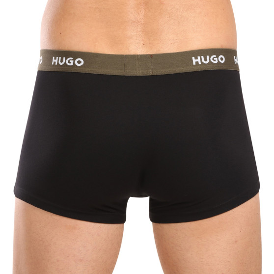 3PACK fekete HUGO férfi boxeralsó (50517878 988)