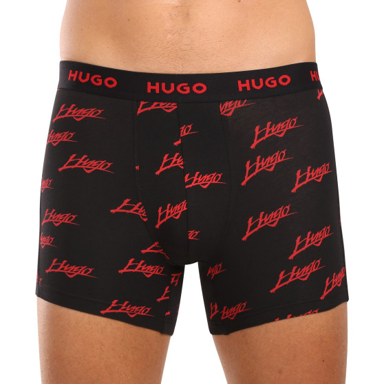 3PACK többszínű HUGO férfi boxeralsó (50517887 984)